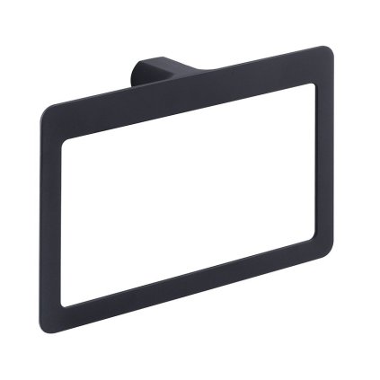 Gedy, PIRENEI držák ručníků kruh, černá matná, PI7014