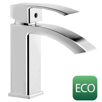 Sapho, GINKO 35 stojánková umyvadlová baterie bez výpusti, ECO míchací kartuše, chrom, 1101-02-01