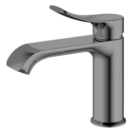 Sapho, SUGA stojánková umyvadlová baterie bez výpusti, gun metal, TJ002GM