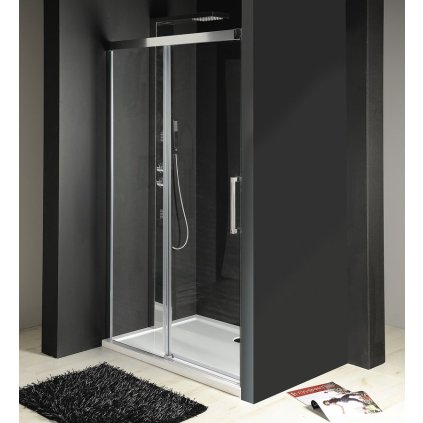 Gelco, FONDURA sprchové dveře 1100mm, čiré sklo, GF5011
