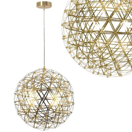 Toolight, LED stropní svítidlo APP1505-CP, zlatá, OSW-03680