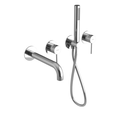 Sapho, ULTRAMIX podomítková vanová baterie kompletní, chrom, UT093