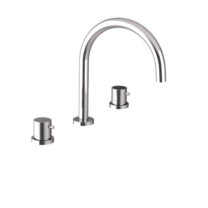 Sapho, ULTRASAN tříprvková umyvadlová baterie bez výpusti, chrom, UT017V