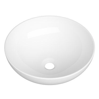 Gamma Dori, umyvadlo na desku 405x405x145 mm, bílá lesklá, GMA-UC-DORI