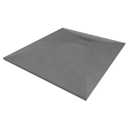 Erga Oldaf, SMC obdélníková sprchová vanička 100 x 80 cm, šedá matná, ERG-GMA-OL-80100G