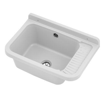 551923 gamma gradia univerzalna plastova vylevka 508x338x240 biela gma kgg50 wh