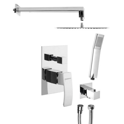 Sapho, GINKO podomítkový sprchový set s pákovou baterií, 2 výstupy, chrom, 1101-42-21