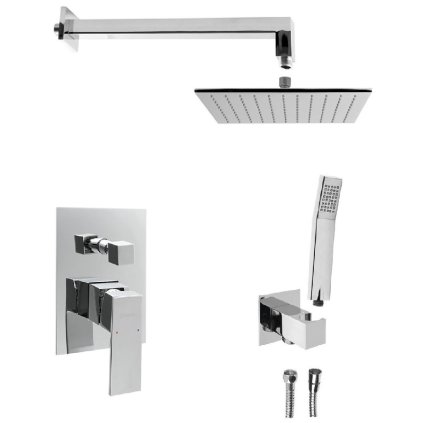 Sapho, LATUS podomítková sprchová souprava s pákovou baterií, 2 výstupy, chrom, 1102-42-01