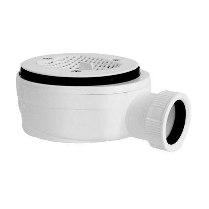 Gelco, Vaničkový sifon, otvor vaničky 90mm, extra nízký, pro vaničky IRENA, GE90EXN MINUS