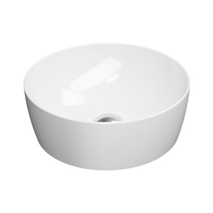GSI, SAND keramické umyvadlo na desku, průměr 40 cm, bílá ExtraGlaze, 903911