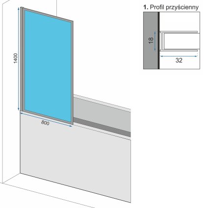 47851 rea lagos fix vanova zastena 1 kridlova 80 x 140 cm cierna transparentna rea k7390
