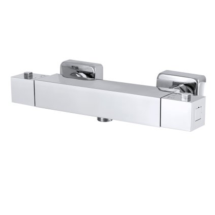 Gamma, termostatická sprchová baterie se spodním 1/2" připojením sprchy, chromová, GMA-BTK-CH