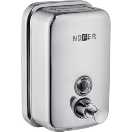 NOFER, Dávkovač mýdla 600ml, lestěná nerez, 03001.06.B
