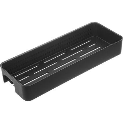 Kuchinox APO, nástěnná polička 286x108x43 mm, černá matná, LAV-AKA_701T