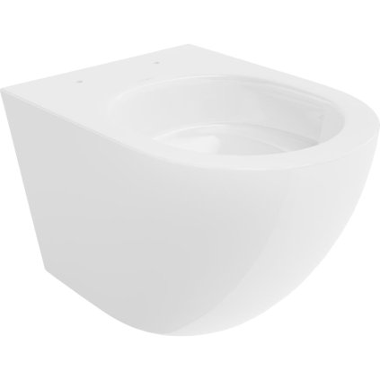 Mexen Lena, závěsná WC mísa 490x360x340 mm, Rimless Tornádo, bílá lesklá, 3322XX00T