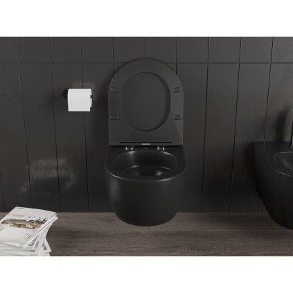 571759 7 mexen carmen zavesna wc misa 490x365x340 mm rimless tornado wc sedadlo z duroplastu cierna matna 30881085t
