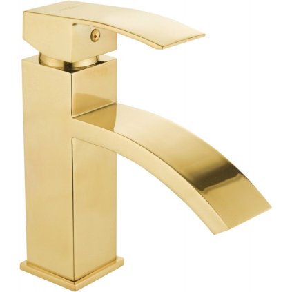 Mexen Libra umyvadlová baterie, zlatá, 745100-50