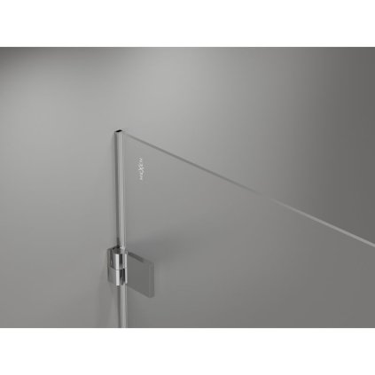 570664 mexen lunar b duo vyklopny sprchovy kut 75 x 75 cm 8mm cire sklo chromovy profil 832 075l 075p 01 00