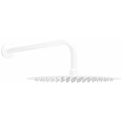 Mexen Slim dešťová hlavice 30 cm se sprchovým ramenem 40cm, bílá, 79230211-20