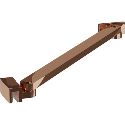 Mexen UNI, šikmá vzpěra 35 cm, růžové zlato, 830-09-60