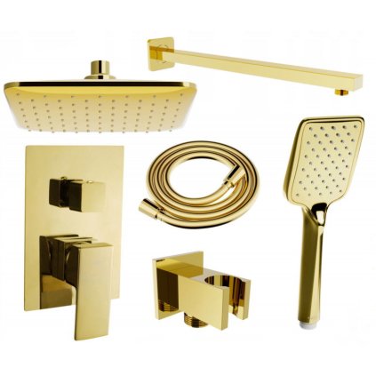 Mexen Uno DR62 podomítkový sprchový set, zlatá, 71435DR62-50