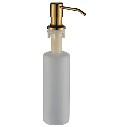 Laveo Drop, kuchyňský dávkovač saponátu 500ml, zlatá, LAV-OKD_G31T