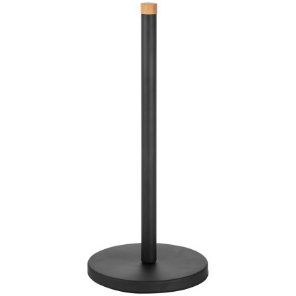 Laveo Oslo, kovový stojan na papírové utěrky 150x150x343 mm, černá-hnědá, LAV-ELD_700A