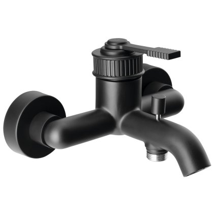 Sapho, VERSI nástěnná vanová baterie, černá matná, RV010/15