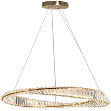 Toolight, LED stropní svítidlo APP1202-CP, zlatá, OSW-04551