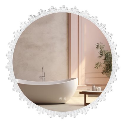 Tutumi, kulaté LED zrcadlo 80cm X013, HOM-02694