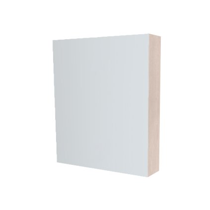 Mereo, Mereo Koupelnová zrcadlová skříňka 60 cm, galerka, 1x dvířka levá, Multidecor, Dub Patinovaný, MER-CN798G61DUP1