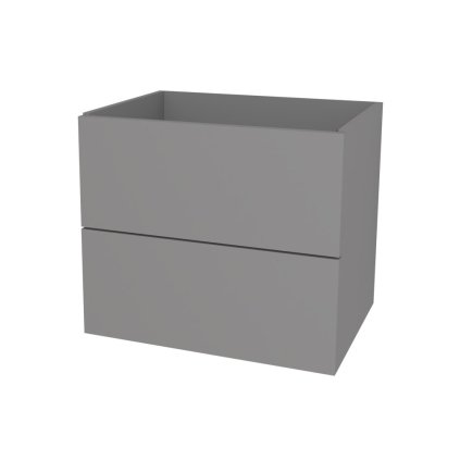 Mereo, Mereo Ponte, koupelnová skříňka 61 cm, Multidecor, Šedá supermat, MER-CN290SSEDA