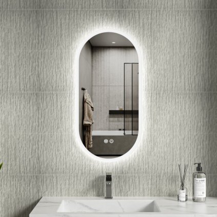 ErgaDemiLEDmirror40x80cm 1