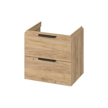 Cersanit Malika, závěsná umyvadlová skříňka 594x450x551 mm, dub, S598-045-DSM