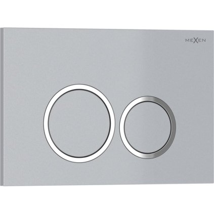 Mexen Tex 01, splachovací tlačítko, matný chrom, 6101-04
