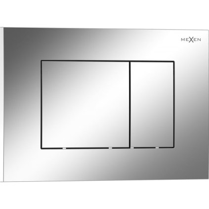 Mexen Tex 02, splachovací tlačítko, lesklý chrom, 6102-03