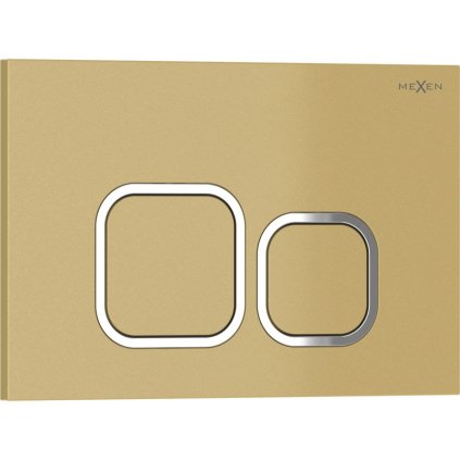Mexen Tex 03, splachovací tlačítko, zlaté, 6103-06