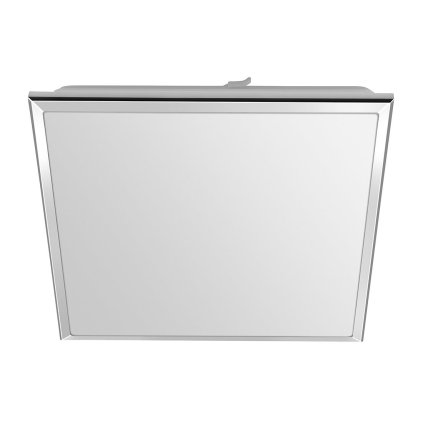 Sapho, SILVER stropní LED svítilna 28x28cm, 10W, 230V, 3000K/4000K/6500K, IP44, chrom, AU478