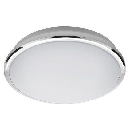 Sapho, SILVER stropní LED svítilna, průměr 29cm, 10W, 230V, 3000K/4000K/6500K, IP44, chrom, AU480