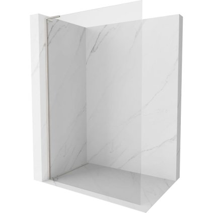 Mexen, Mexen Kioto-X L sprchová stěna 60 x 200 cm, průhledná 10 mm, broušený nikl - 800-060-107-97-00-X