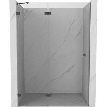 599353 mexen mexen lunar lave otocne sprchove dvere 140 cm transparentne pistolovy kov 834 140 000 95 00 l