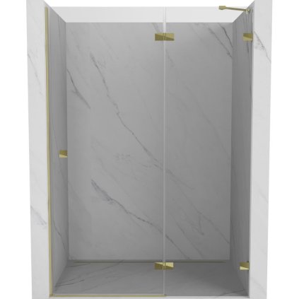 599527 mexen mexen lunar prave otocne sprchove dvere 135 cm transparentne zlate 834 135 000 50 00 p