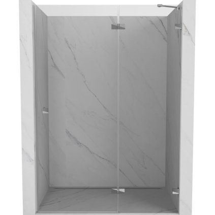 599440 mexen mexen lunar prave otocne sprchove dvere 140 cm transparentne chrom 834 140 000 01 00 p