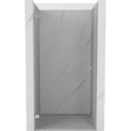 Mexen, Mexen Lunar-B výklopné sprchové dveře 90 cm, transparentní, chrom - 832-090-000-01-00-L