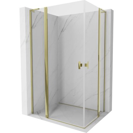 605629 mexen mexen mist l duo sklapaci sprchovy kut 120 x 105 cm transparentny zlaty 8a4l 120 105 50 00