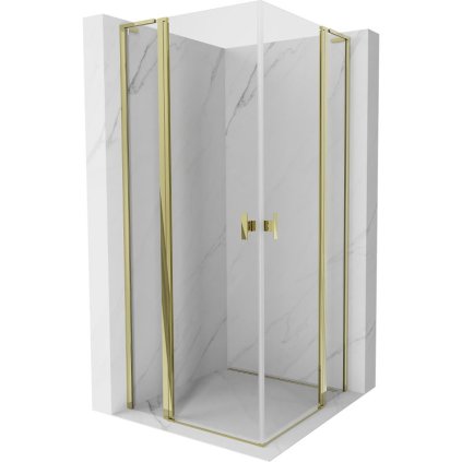 605587 mexen mexen mist l duo vyklopny sprchovy kut 95 x 95 cm transparentny zlaty 8a4l 095 095 50 00
