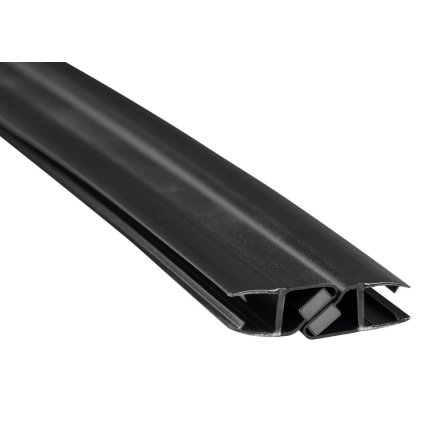 Aqualine, Magnetické těsnění ploché 45°, sklo 8/8mm, černá, MAG01B-8