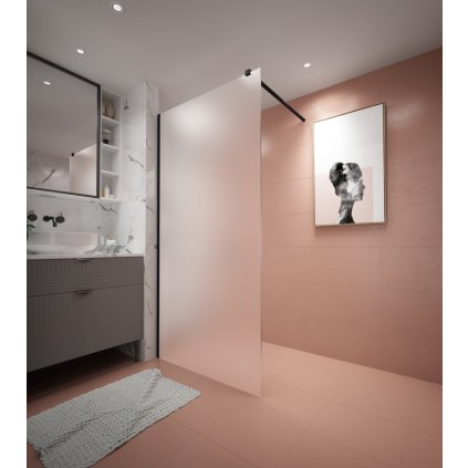 ErgaParisFrostedGlassBlackMattProfile 1