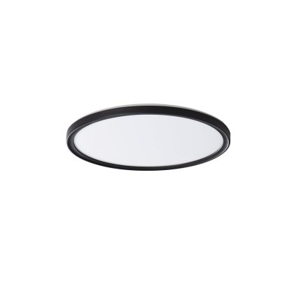 KANLUX, AZPO stropní LED svítilna, průměr 225mm, 11,8 W, IP54, černá mat, 31501