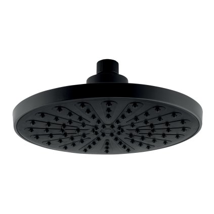 Novaservis - Pevná hlavová sprcha, průměr 200 mm, černá, RUP/200,5